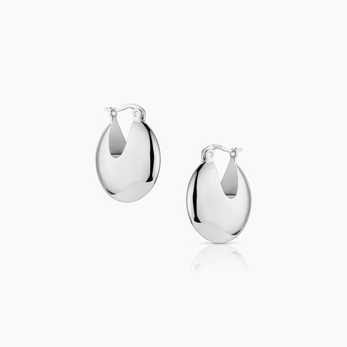 Good Fortune Hoop Earrings