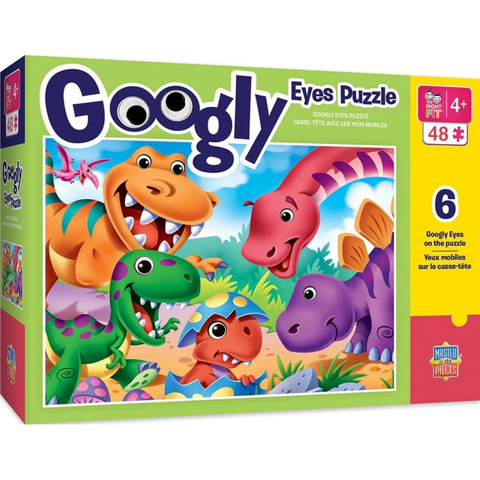 Googly Eyes - Dinosaurs 48pc Puzzle