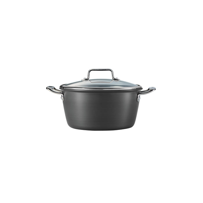 Gourmet 8 Piece Hard Anodized Aluminum Nonstick Cookware Set