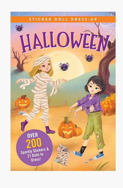 Halloween Sticker Doll Dress-Up Book