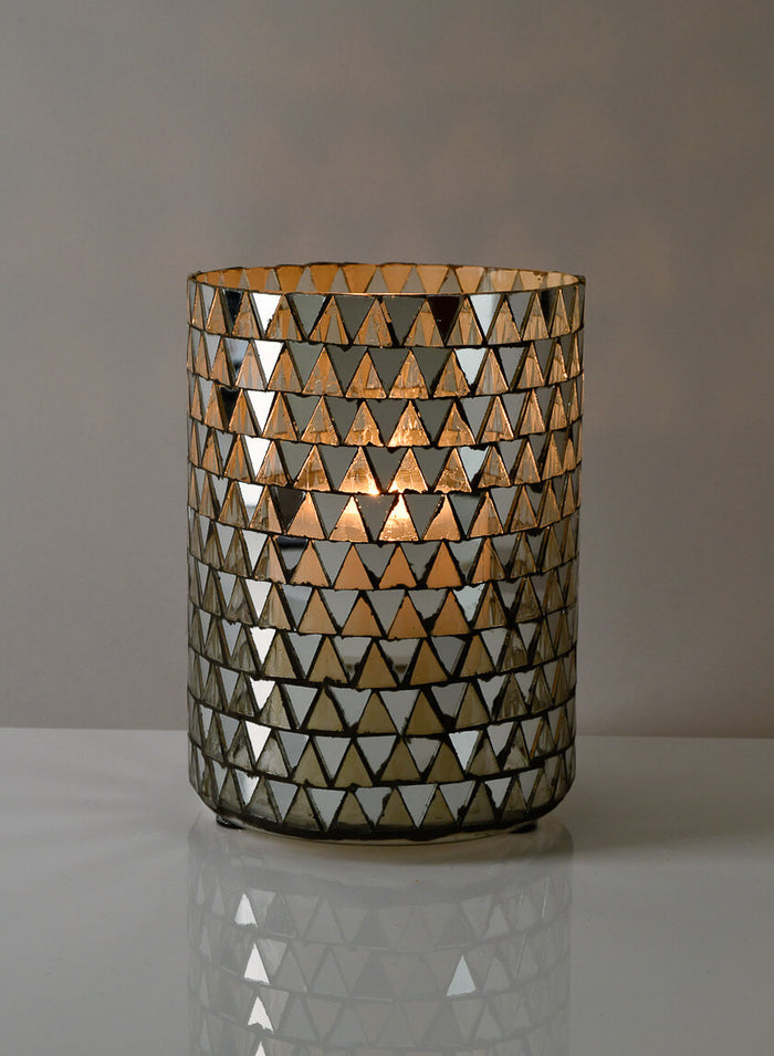 Harem Mirror Mosaic Glass Cylinder Decor Jamali Garden