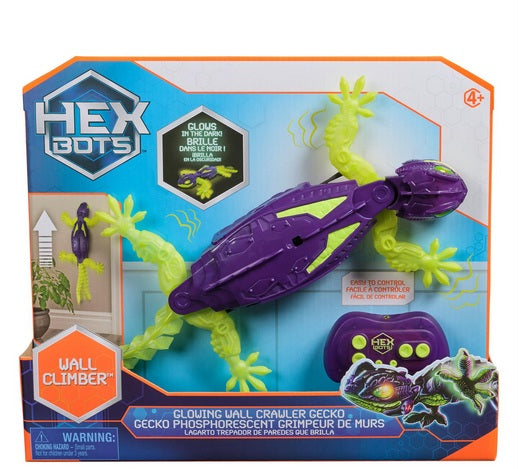 Hex Bots Glow in the Dark Wall Crawler Gecko