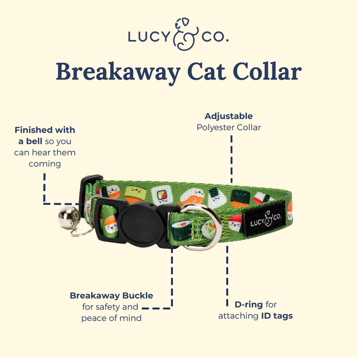 How I Roll Breakaway Cat Collar