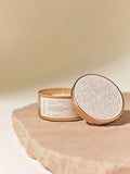 I Am Bold + Beautiful Candle is a rose candle with clean-burning soy wax in a luxe gold tin