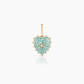 Isabel Amazonite Heart