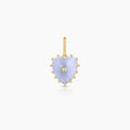 Isabel Blue Lace Heart