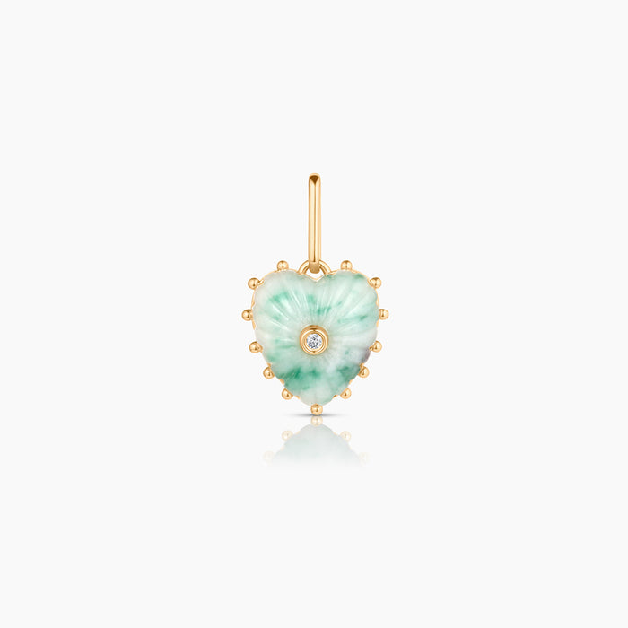 Isabel Green Dot Heart