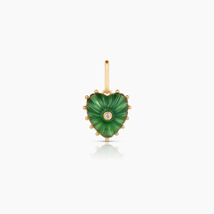 Isabel Green Jade Heart
