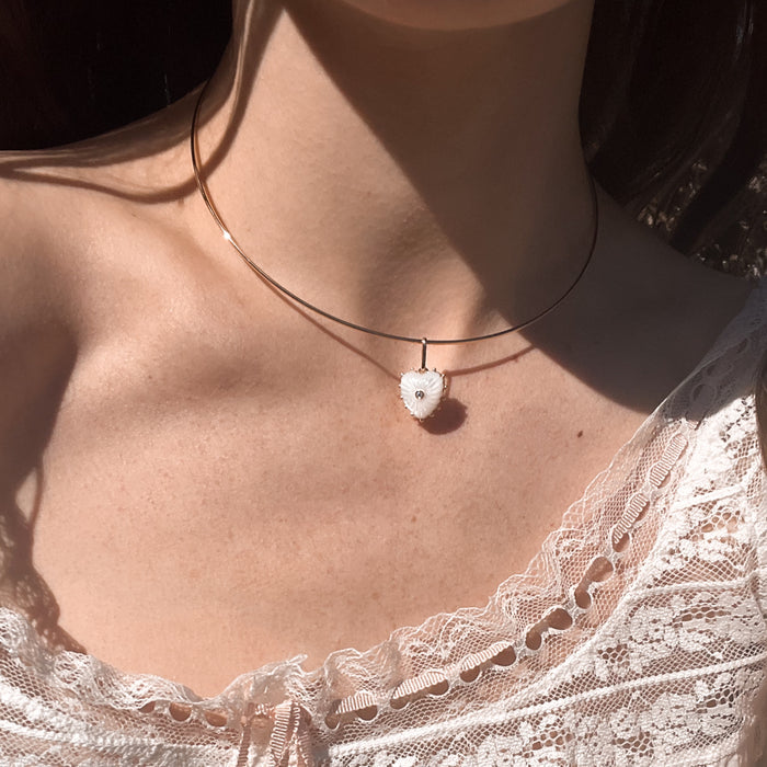 Isabel Mother Of Pearl Heart