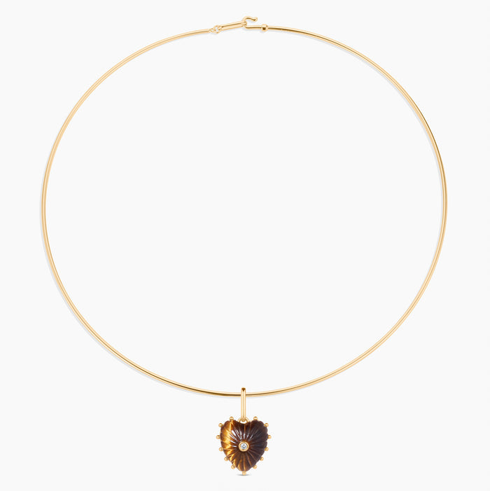 Isabel Tiger’s Eye Heart