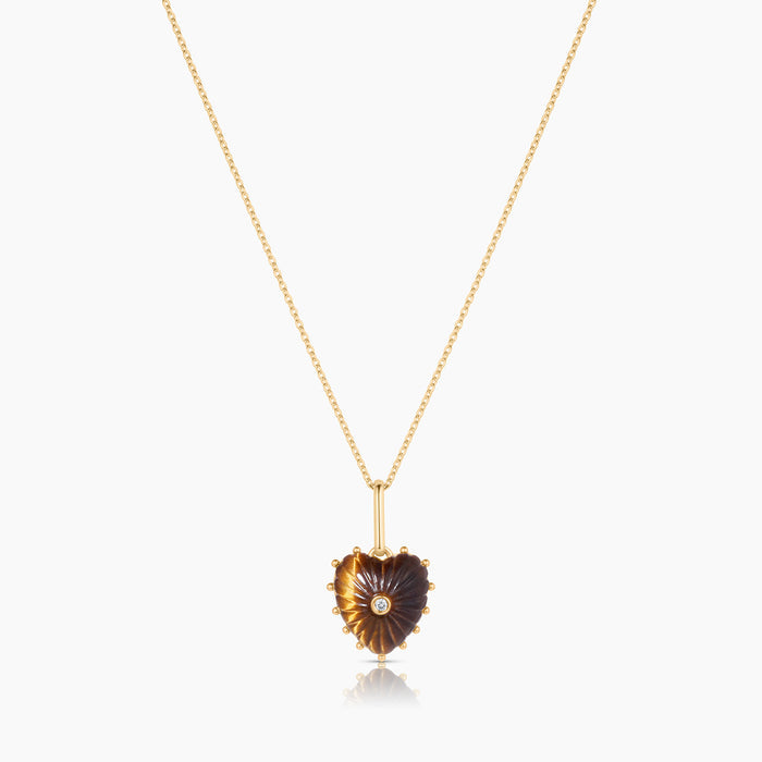 Isabel Tiger’s Eye Heart