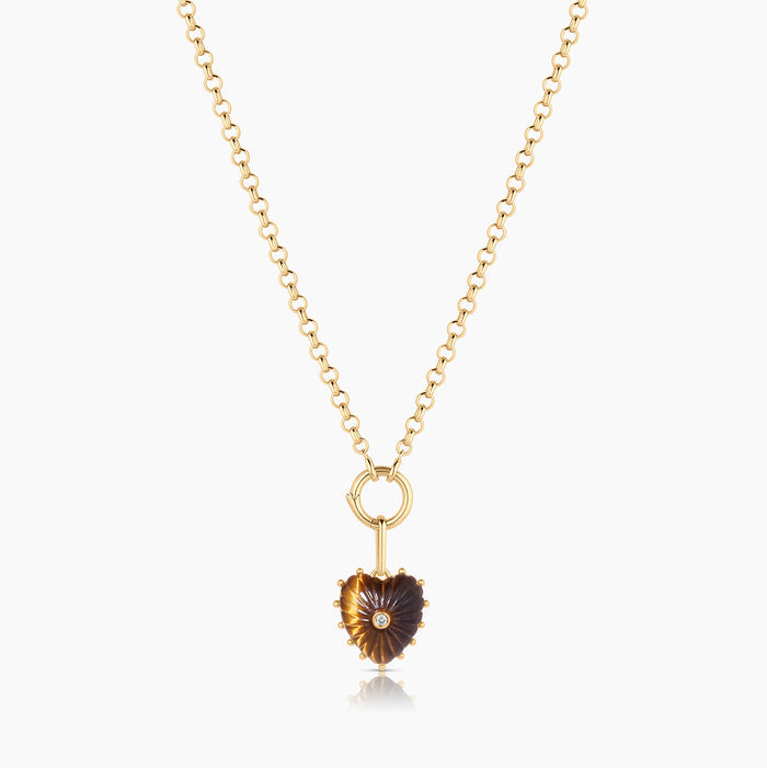 Isabel Tiger’s Eye Heart