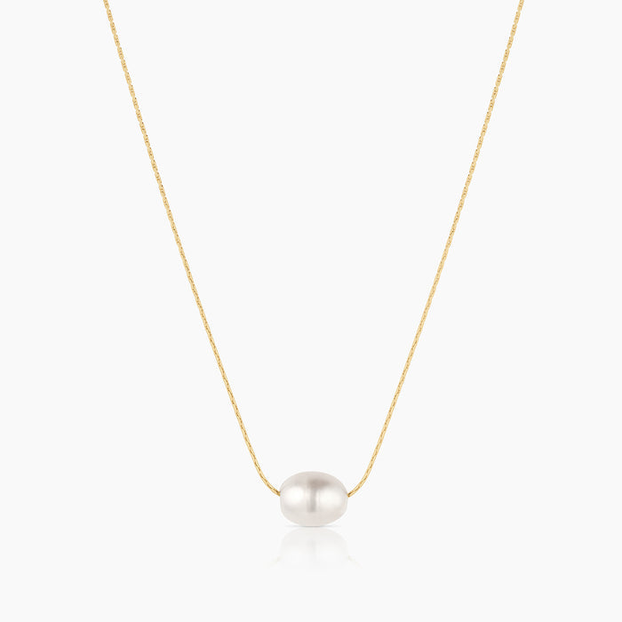 Isla Noir Bead Snake Chain Necklace