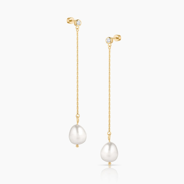 Isla Pearl Swing Earrings
