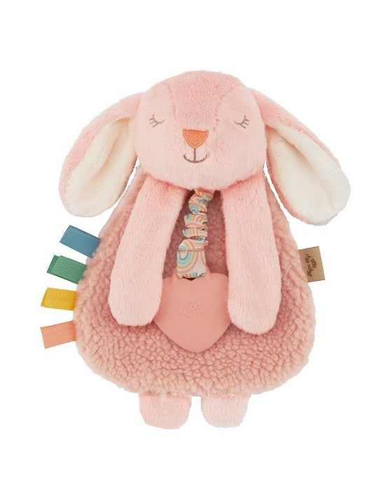 Itzy Lovey Bunny Plush w/Silicone Teether