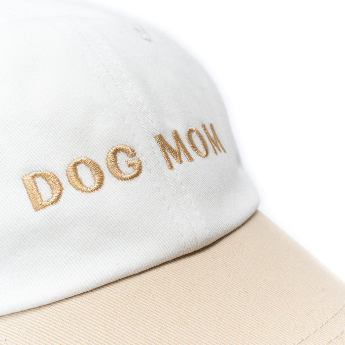 Ivory 2-Tone Dog Mom Hat