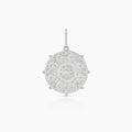 Karmic Wheel Silver Charm