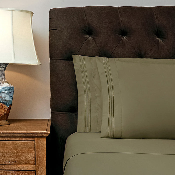 King Sheets, 1800 Thread Count Ultra Comfort Sheets, Deep Pocket