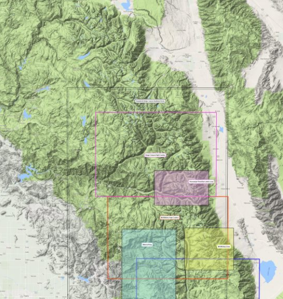 Kings Canyon High Country Map