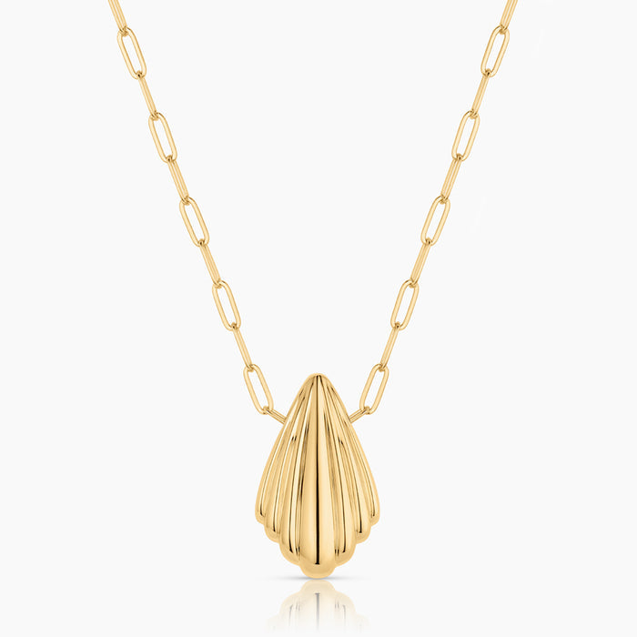 14k Gold Plated / 18" Finn Paperclip Chain