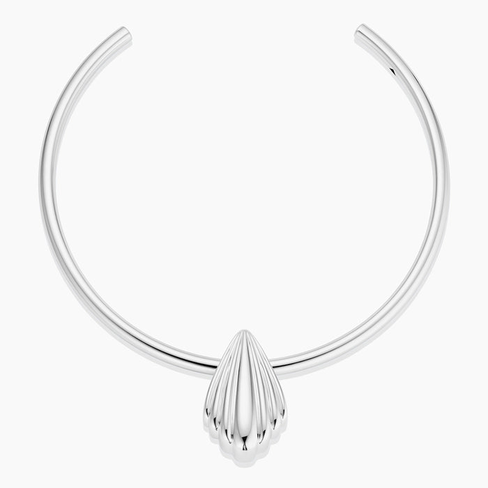 Rhodium Plated / Ora Chunky Choker