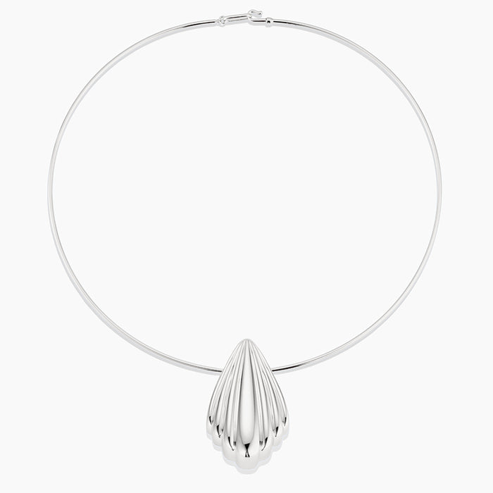 Rhodium Plated / Monet Slim Choker
