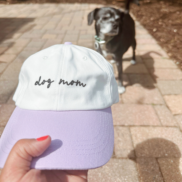 Lavender 2-Tone Dog Mom Hat
