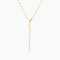 Lea Pearl Lariat Necklace