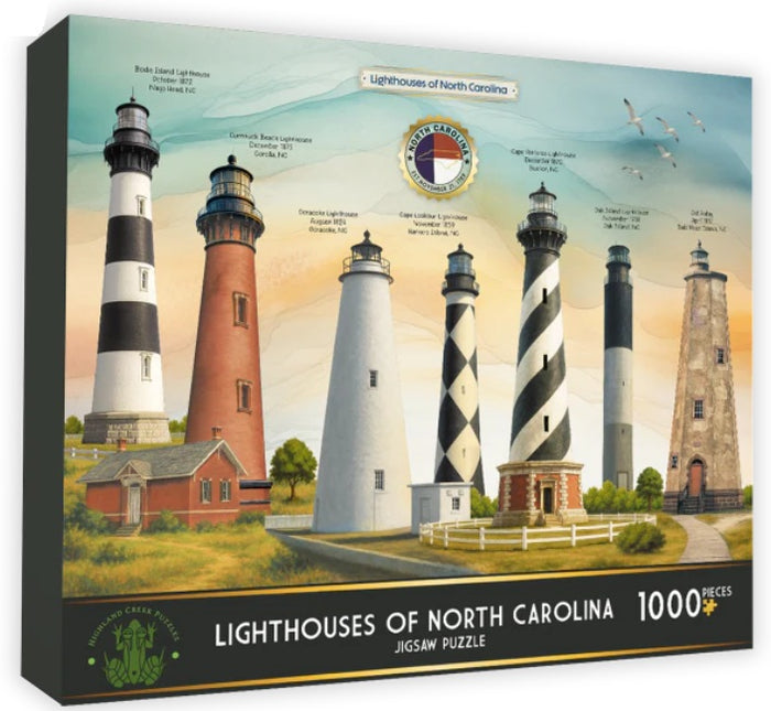 Lighthouses of North Carolina 1000pc Puzzle
