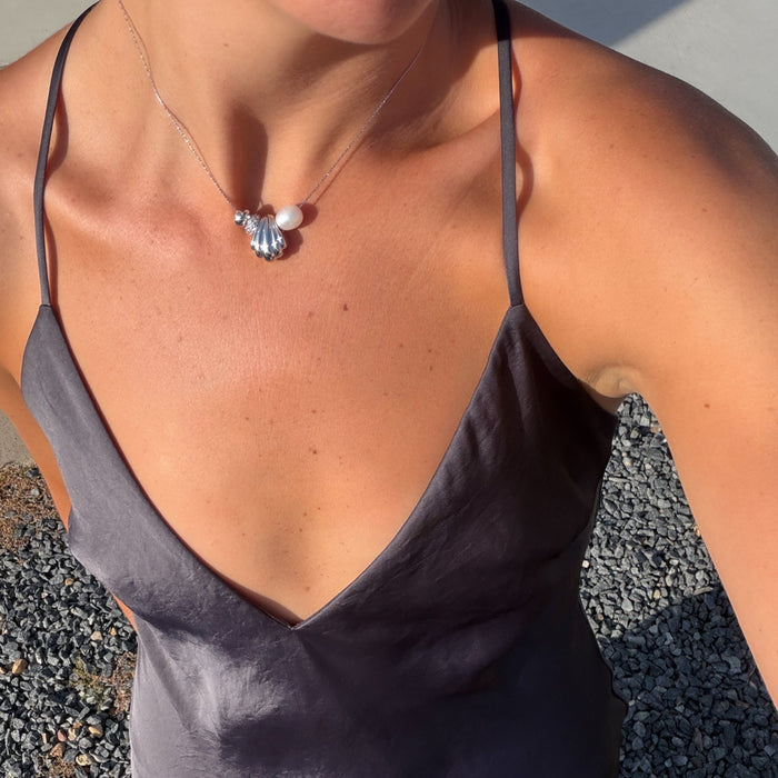 Lina Shell Bead Necklace
