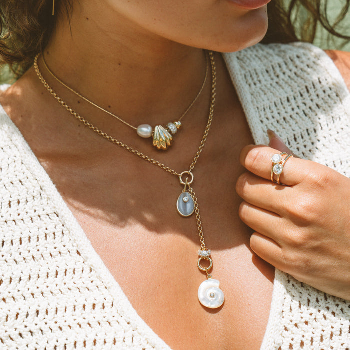 Lina Shell Bead Necklace