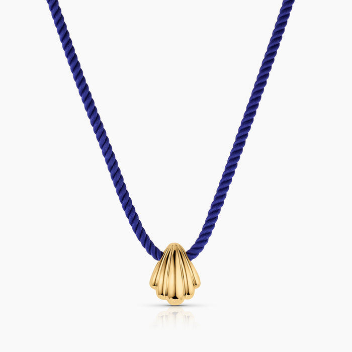 14k Gold Plated / Coco Deep Sea Silk Cord