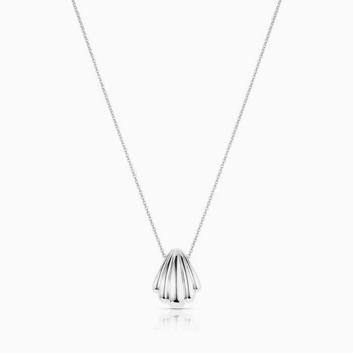 Rhodium Plated / 14-16" Rae Cable Chain