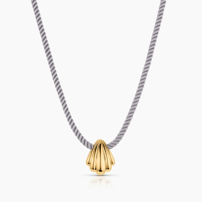 14k Gold Plated / Coco Cloud Silk Cord