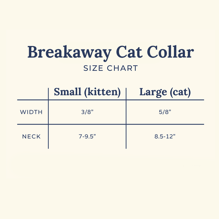 Looking Sharp Breakaway Cat Collar