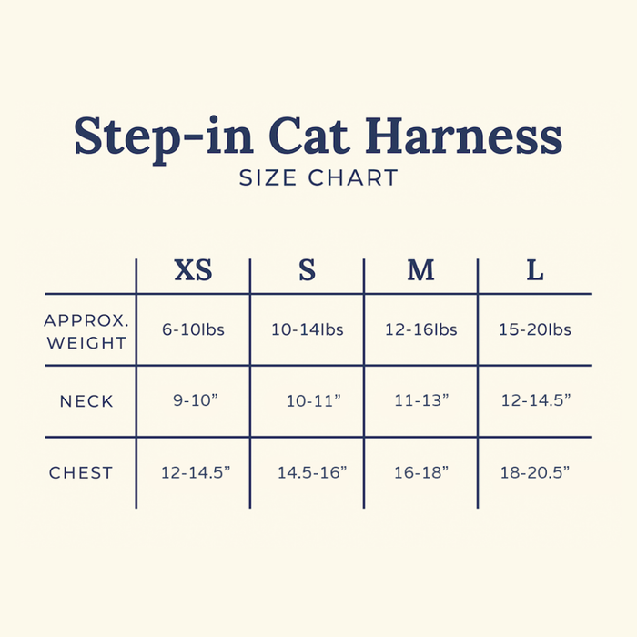 Looking Sharp Step-in Cat Harness