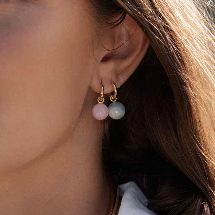 Lucille Blue Lace Earring Charms