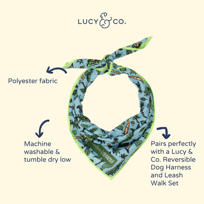 Lucy & Co. x Parks Project Feel the Earth Breathe Bandana