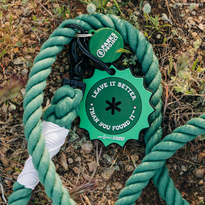 Lucy & Co. x Parks Project Fern Hands-Free Rope Leash