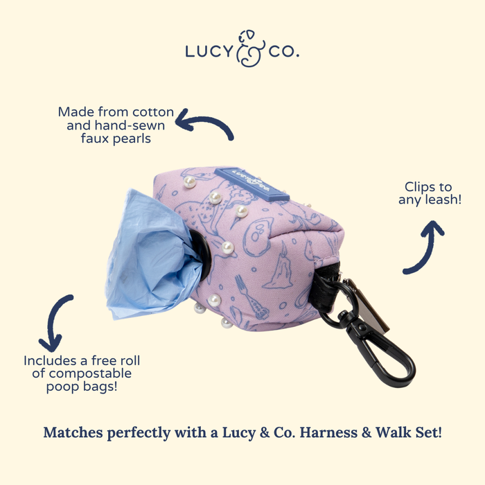 Magnificent Mermaid Pearl Poop Bag Holder