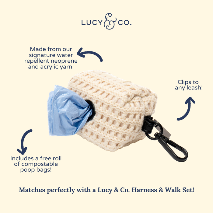 Main Squeeze Crochet Poop Bag Holder