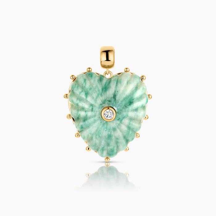 Malene Green Dot Heart Bail