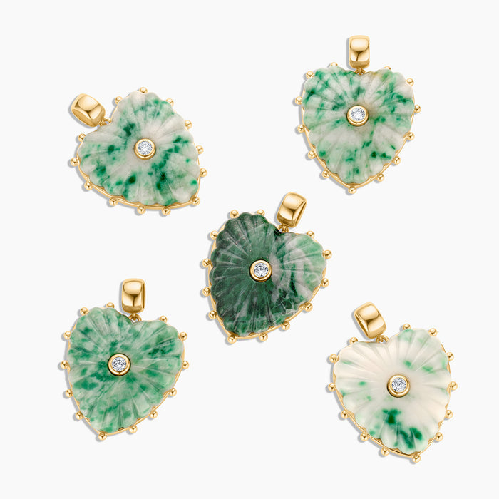 Malene Green Dot Heart Bail