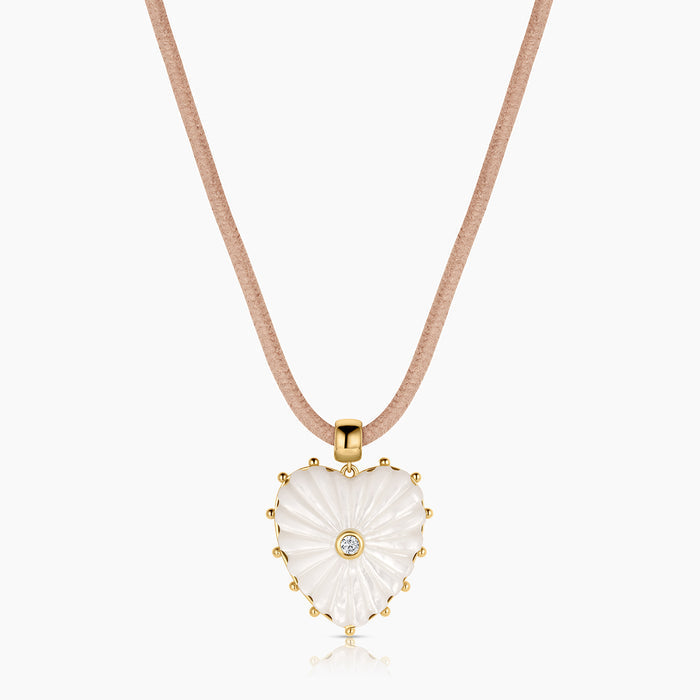 Malene Mother Of Pearl Heart Bail
