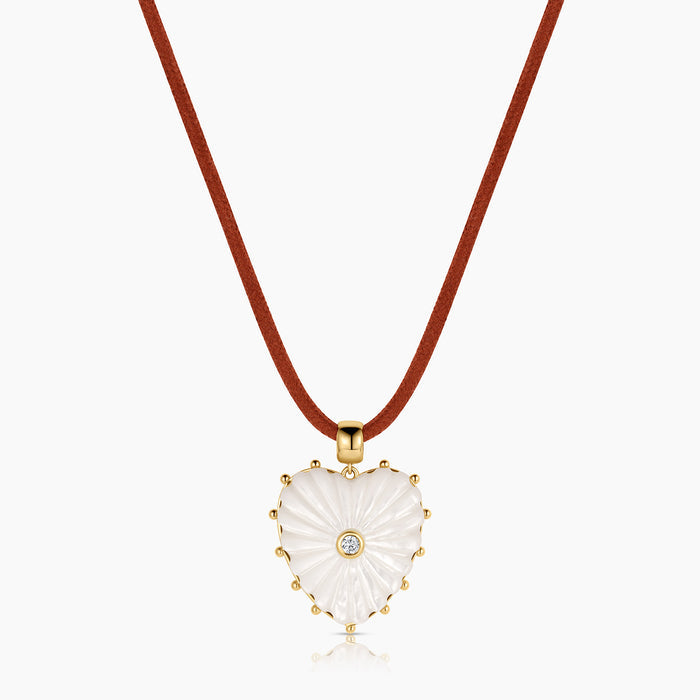 Malene Mother Of Pearl Heart Bail