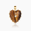 Malene Tiger’s Eye Heart Bail