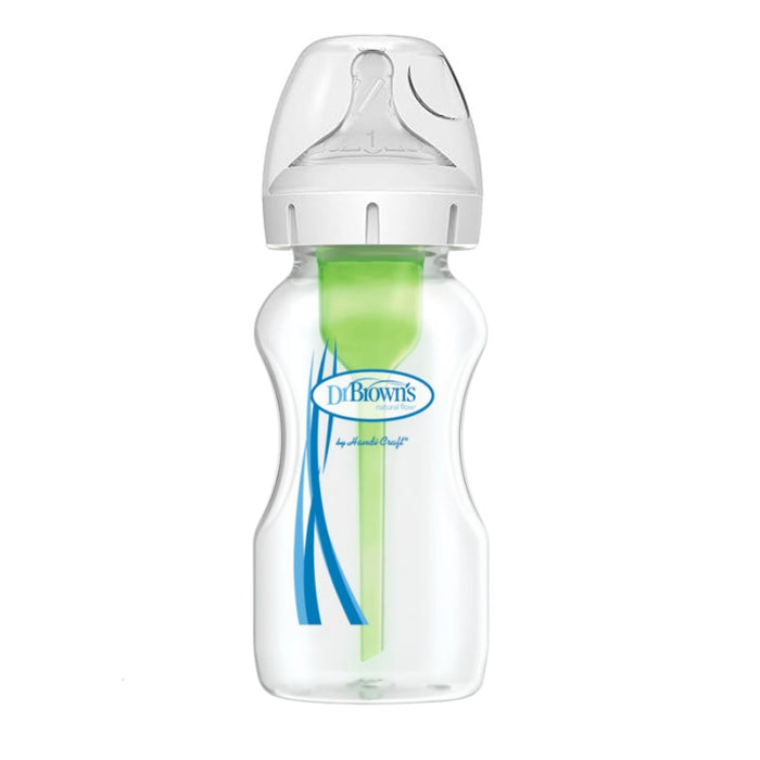 Mamadera Dr Browns Boca Ancha Blanco 0M+ X 270Ml
