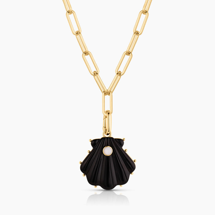 Marea Onyx Shell Clip