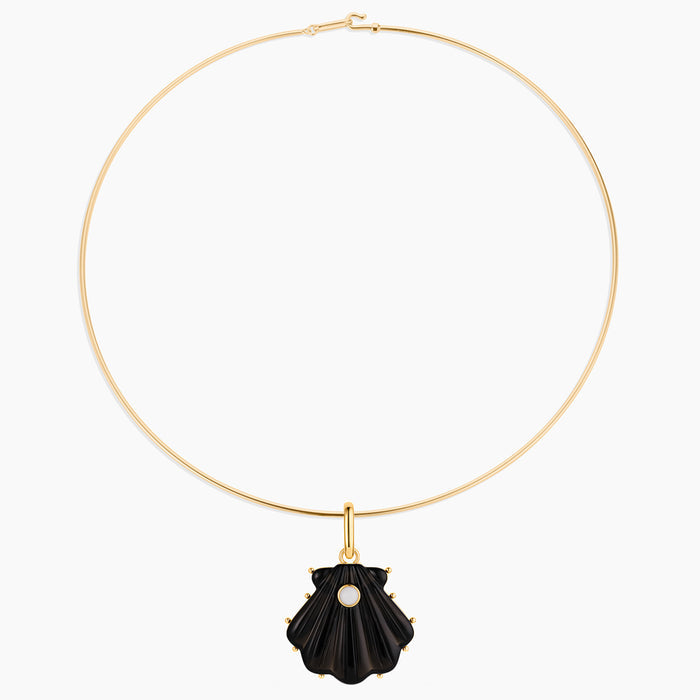 Marea Onyx Shell Clip