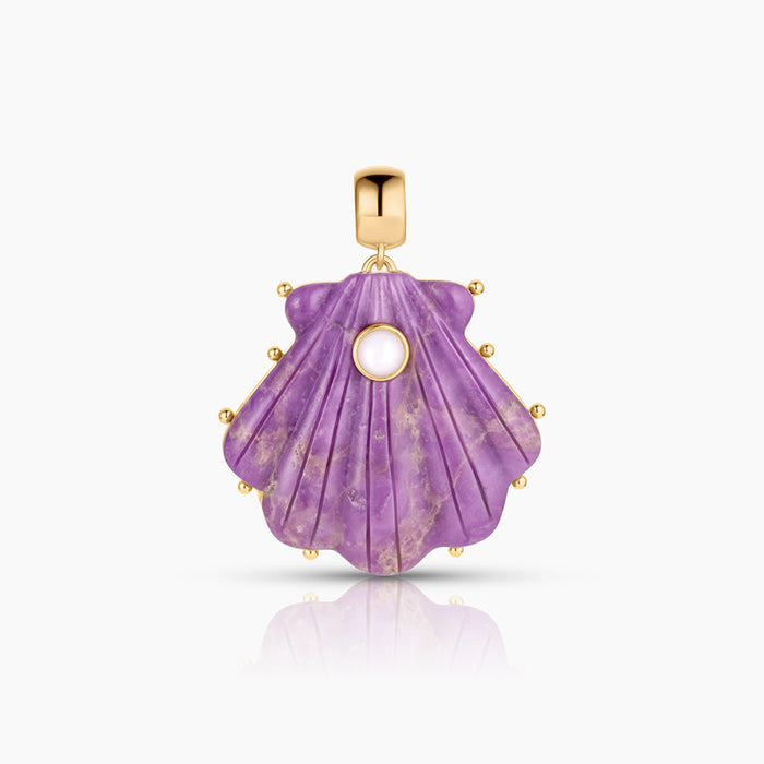 Marea Purple Mica Shell Bail